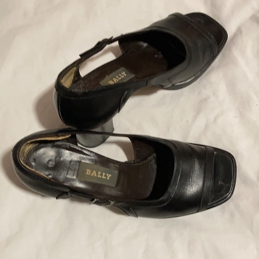 Bally Open Toe Slingback Shoes - image 3